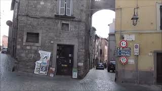 Streets and squares of Viterbo Italy [upl. by Oryaj]