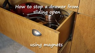 How to stop a drawer with magnets [upl. by Amadeo238]