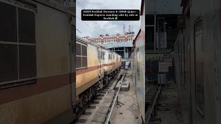 12259 Sealdah Duronto amp 12988 Ajmer  Sealdah Express standing side by side at Sealdah ✅ [upl. by Brie]