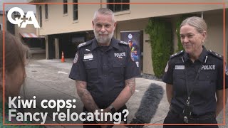 Watch out for snakes Aussies luring Kiwi cops to Northern Territory  QA 2024 [upl. by Rahas]