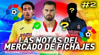 LAS NOTAS DE LOS FICHAJES DE LOS EQUIPOS DE LALIGA 2 [upl. by Viridis]