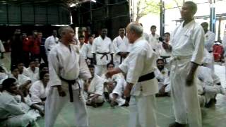 Henshi Zempo Shimabukuro  Explaining about some Kata movments [upl. by Stalk]