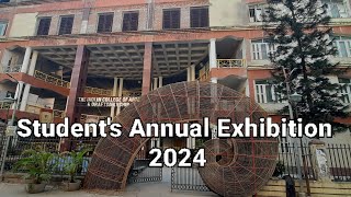 The Indian College of Arts amp Draftsmanship  Students Annual exhibition 2024 [upl. by Faydra]