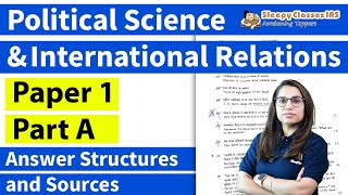 UPSC Mains 2022 PSIR Optional Paper 1 Answer Structures and Sources [upl. by Vaughn562]