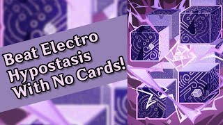 Beat Electro Hypostasis Without Using Any Card  Genshin Impact TCG [upl. by Yadnil367]