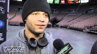 JOSH KOSCHECK VERY MAD ON UFC 143 PRE FIGHT INTERVIEW HOPES GSP NEVER COMEBACKS [upl. by Cammie576]