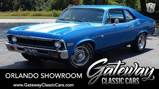 1972 Chevrolet Nova Gateway Classic Cars Orlando 1538 [upl. by Kee]