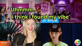 Reacting to KPOP girl groups for THE FIRST TIME Twice New Jeans Itzy IVE pt2 [upl. by Arehs]