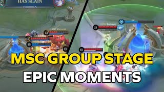 Epic Plays of MLBB MSC 2024 Group Stage [upl. by Akinyt]