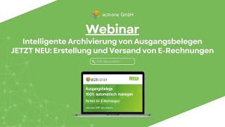 Webinar  Mit der App ERP documents ERechnungen erstellen und versenden [upl. by Disario]