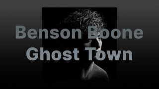 내가 공허함을 느낄 때면 넌 내 곁에 있었어 Benson Boone  Ghost Town 가사한글자막 [upl. by Nyad]