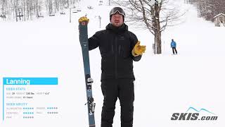 Lannings ReviewBlizzard Brahma 82 Skis 2022Skiscom [upl. by Ieluuk]