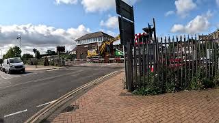 Bedlington South Level Crossing Before Upgrade [upl. by Atikan856]