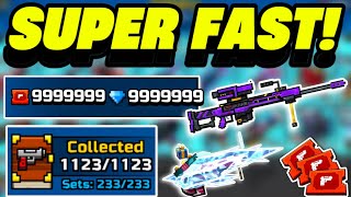 How To Get Weapons SUPER FAST  Pixel Gun 3D [upl. by Itirp]