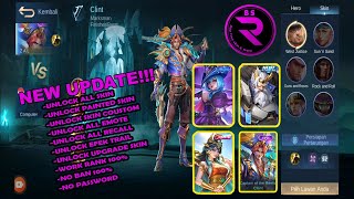 NEW UPDATE APK UNLOCK ALL SKIN NO PASSWORD  SCRIPT MOBILE LEGENDS AGUSTUS 2024  NBS REBORN [upl. by Ylellan]