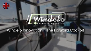 Windelo sailing a catamaran with a forward cockpit [upl. by Htebsil]