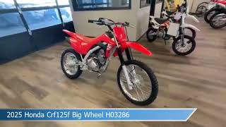 2025 Honda Crf125f Big Wheel H03286 [upl. by Atirb]