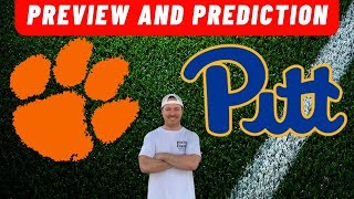 CLEMSON AT PITTSBURGH PREVIEW AND PREDICTION [upl. by Revkah845]