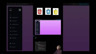 Create a Stylish Sidebar with HTML CSS amp JavaScript coding webdeveloper webdesign programming [upl. by Karlee]