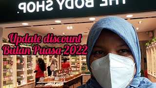 Update discount 29 Maret di warehouse the body shop Bintaro [upl. by Solon447]