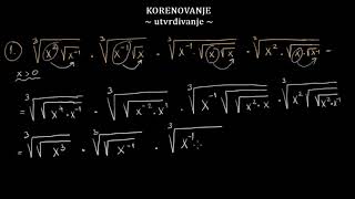 Korenovanje  utvrđivanje  zadatak 1 [upl. by Leidba]