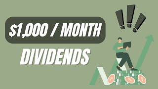 1000Month in Dividends How Much Do You Need to Invest [upl. by Anrak126]