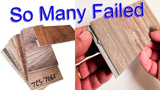 I tested 18 Vinyl Planks from a Big Box Store and it AINT PRETTY [upl. by Einhapets]