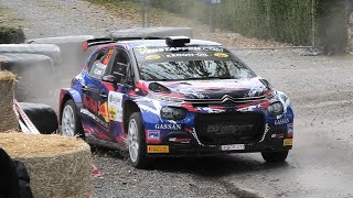 Rallye du condroz 2022  Day 2  Slippery Corners  Mistakes  Pure Sound [upl. by Dibbell]