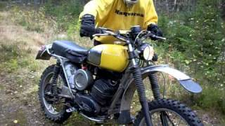 Pt 2 Deep in the forest  Husqvarna motocross 250 1968 in the north east of Dalecarlia in Sweden [upl. by Norabel]