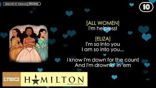 10 Hamilton  Helpless VIDEO LYRICS [upl. by Ocnarf]