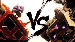 Transformers G1 Optimus Prime VS Megatron Remake [upl. by Shriver]