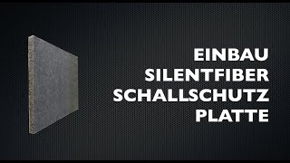 Einbau SilentFiber SCHALLSCHUTZPLATTE Schallschutz zum Nachbarn Schalldämmung selbst verbessern [upl. by Kathe]