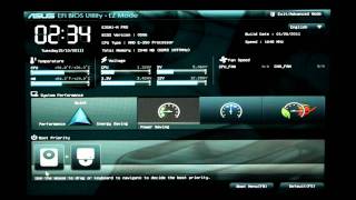 Asus E35M1M PRO EFI BIOS Utility [upl. by Zackariah552]