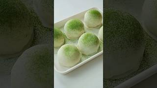 How to make Chewy Matcha Mochi filled with cheese cream recipemochi matcha caketrending shorts [upl. by Tita]