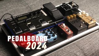 PEDALBOARD 2024  GT1 e Pedais WORSHIP Setup Br  Rundown 2024 [upl. by Shannen505]