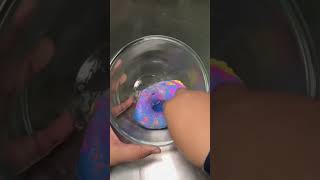 Making no glue slime slime howtomakeslimeathome [upl. by Annadiane337]