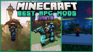 Top 40 Best Mods That Turn Minecraft 1165 into the Ultimate RPG [upl. by Ydok]