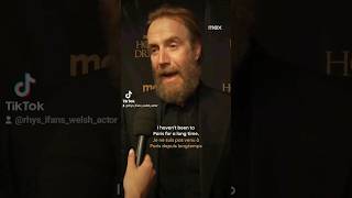 Rhys Ifans speaks a few words in French during the Premiere of HouseOfTheDragon RhysIfans Paris [upl. by Florella928]