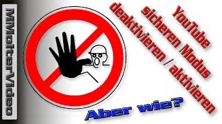 YouTube sicheren Modus deaktivieren  aktivieren von MMolterVideo [upl. by Ahk]