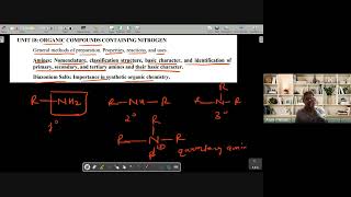 Amines L1 Introduction Preparation amp Reaction  12th JEE Chemistry  18th Oct 2024 [upl. by Lombardi]