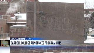 Carroll College announces program cuts [upl. by Larry]