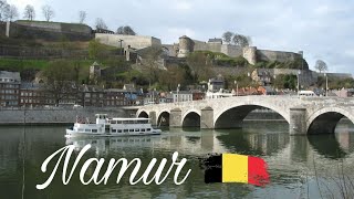 Namur City At The River Meuse  Belgium [upl. by Mitchael]