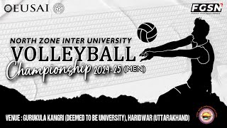 GGISPU DELHI VS DSVV HARIDWARNORTH ZONE INTER UNIVERSITY VOLLEYBALL CHAMPIONSHIP 202425 MEN [upl. by Ermengarde]