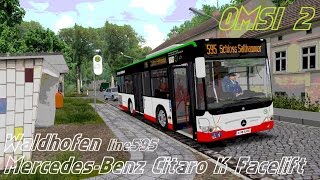 OMSI 2 Waldhofen Line 595 MercedesBenz Citaro K Facelift [upl. by Cutcliffe]