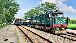 Chaklala Station in Motion A Day of Train Spotting [upl. by Ennaeed]