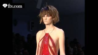 FULL SHOW ANAND JON  NEW YORK FASHION WEEK FEM AH 20032004  FTVcom [upl. by Anirtap]