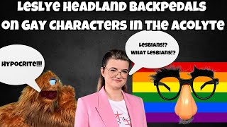 Leslye Headland Backpedals HARD on Gay Characters in The Acolyte [upl. by Grimbal]