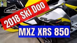 2018 SkiDoo MXZ XRS 850 [upl. by Trescha]