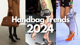 Top 10 Handbag Trends 2024 [upl. by Esertal326]