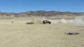 Drifting the supercharged Jeep JK Rubicon Unlimited [upl. by Fryd]